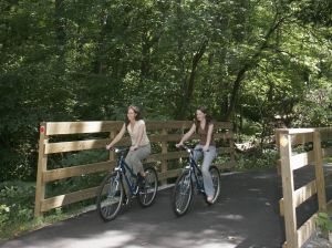 Winona lake bike trail