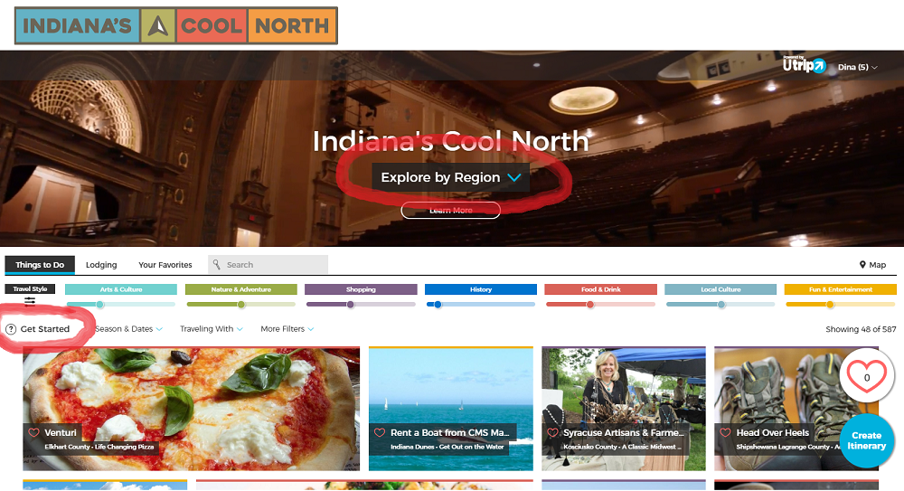 a trip planner for things to do in indiana s cool north nitdc
