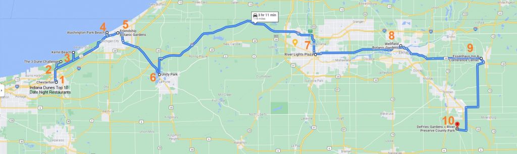 Map of Romantic Proposal Spots