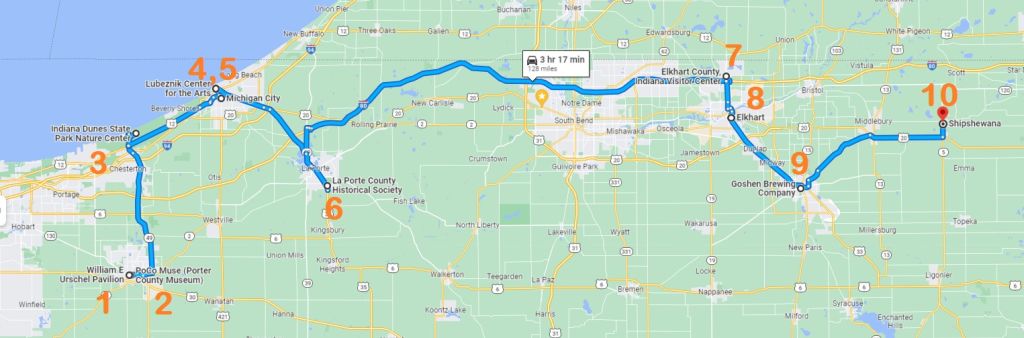 Map of Things to Do Before Winter is Over