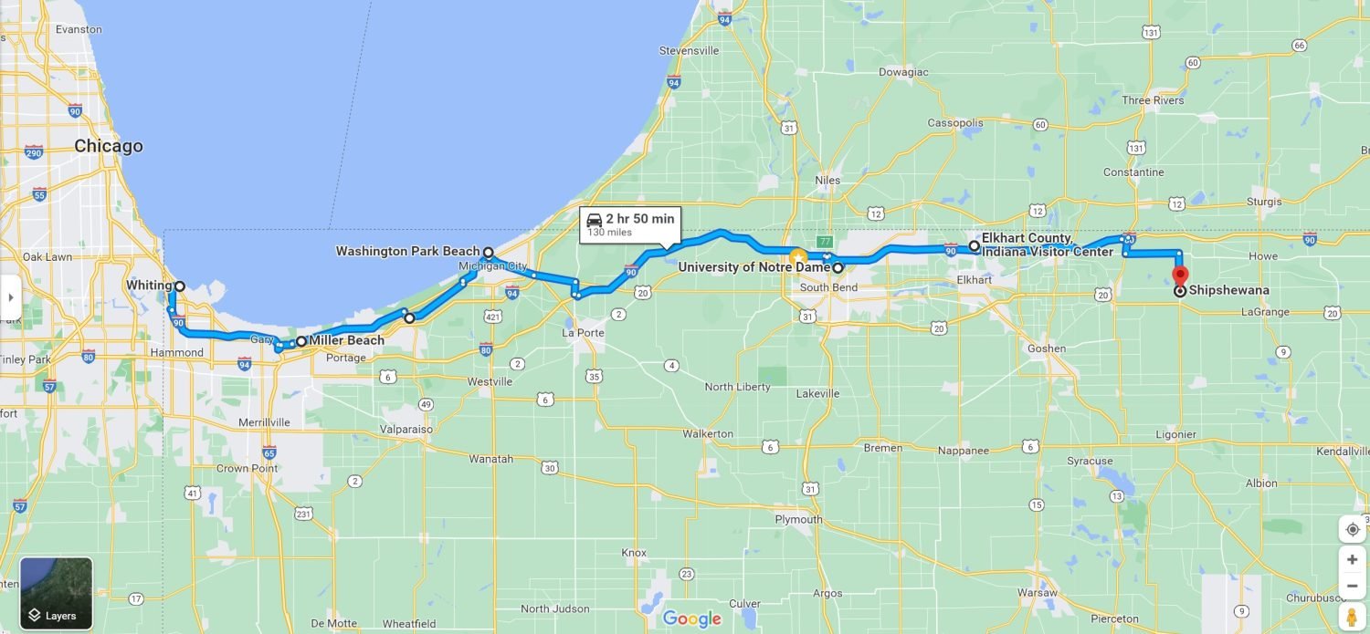 chicago tollway map