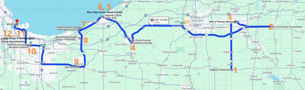 Map for Staying Warm 1