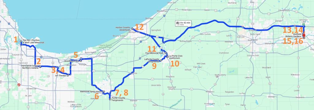 Map for Live Music