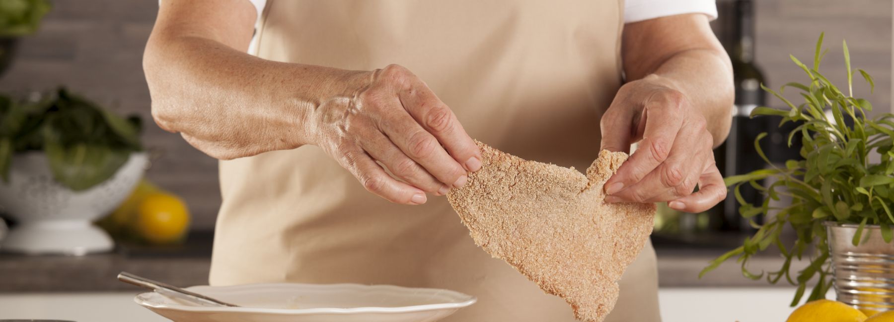 Schnitzel Preparation