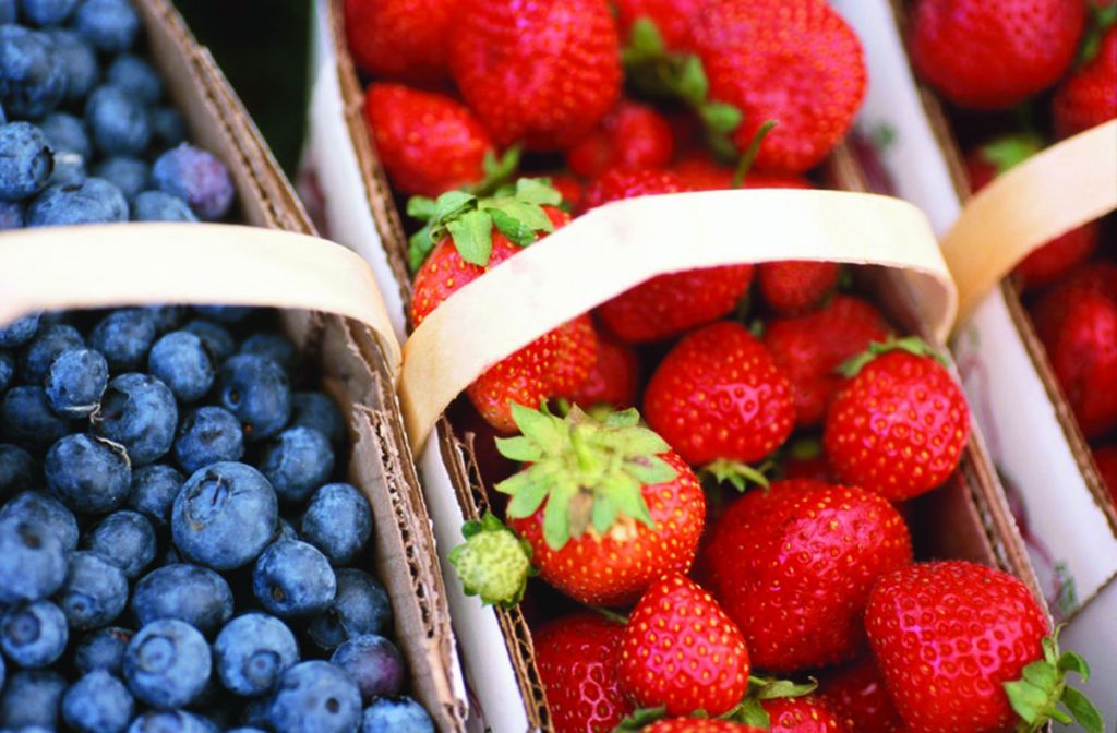 Berries, farm markets