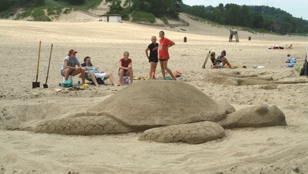 Sand Sculpture Contest at Indiana Dunes State Park