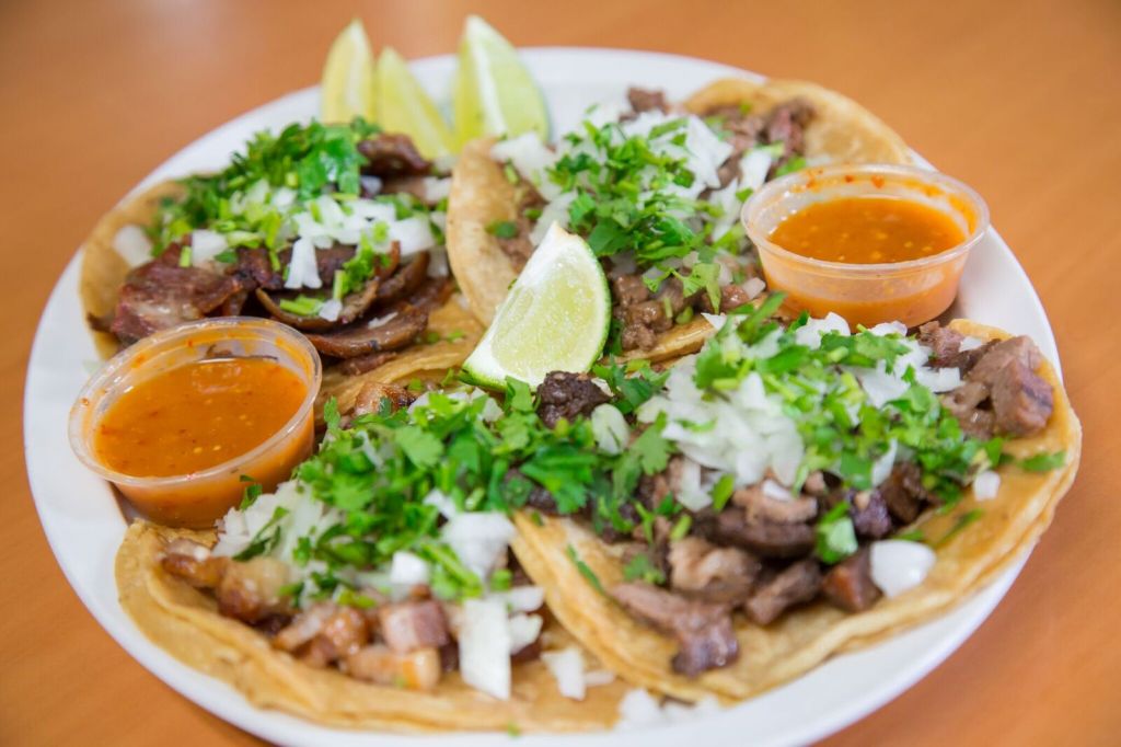 Tacos from Woodfire Meat Market in Valparaiso, Indiana