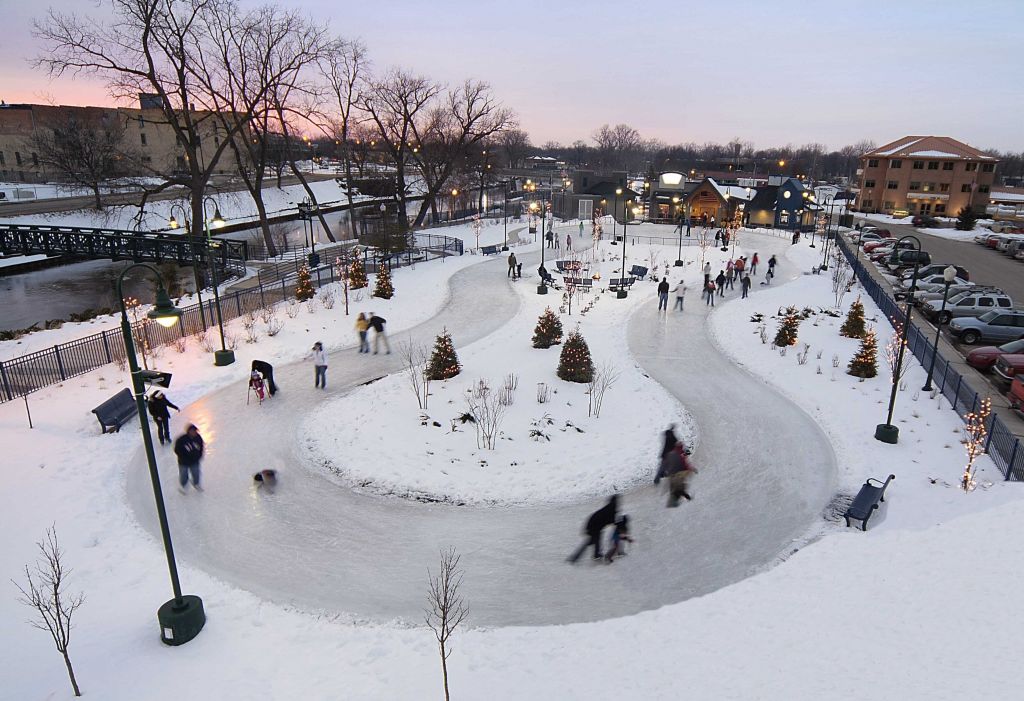 NIBCO Water and Ice skating park in Elkhart, Indiana