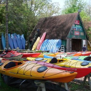 kayaks, canoes