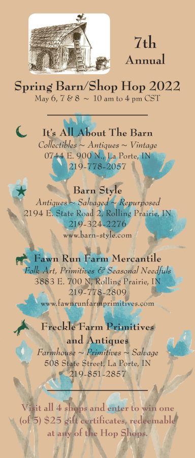 7th Annual LaPorte County Spring Barn/Shop Hop 1