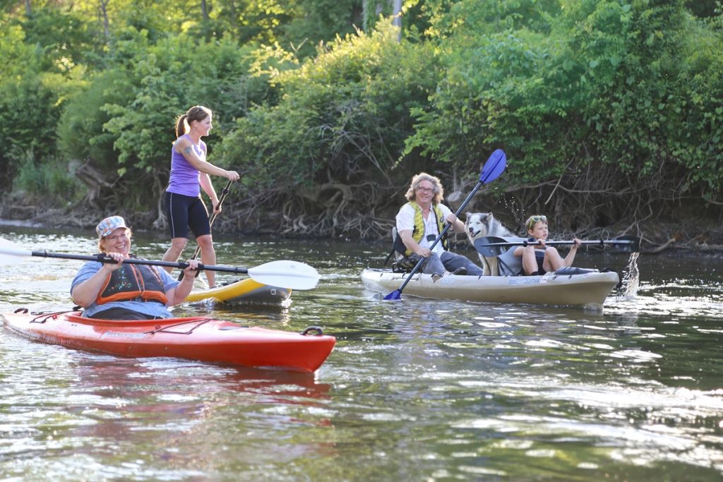 Paddling in the Indiana Dunes