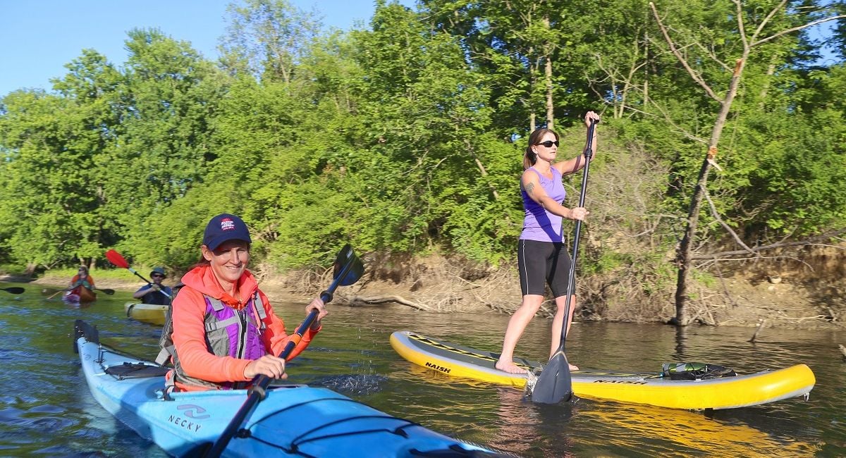 Paddling in the Indiana Dunes 2