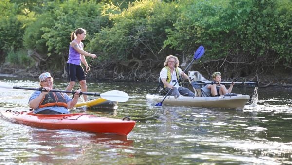 Paddling in the Indiana Dunes