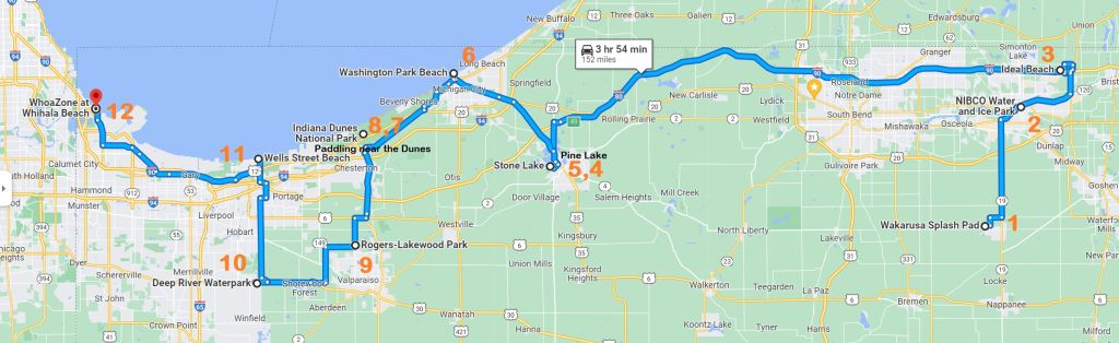 Map for Top 2023 Ways to Cool Off 1