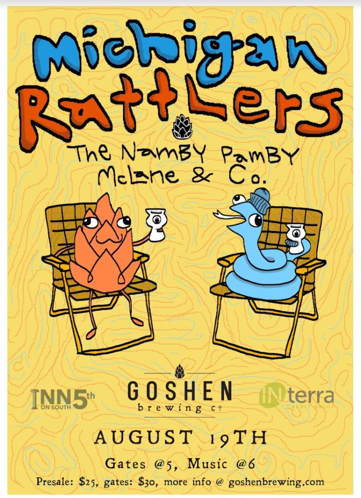 Michigan Rattlers, The Namby Pamby, and McLane & Co. concert at GBCo 1