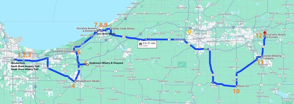 Map for Fall Spirits
