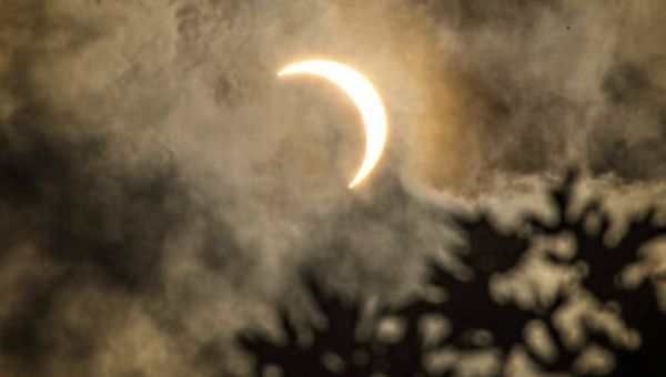 Eclipse Watch Party on the Irish Green